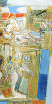Avant-propos - Chafic Abboud 1977 - Huile sur toile - 130x162 cm
